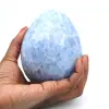 Blått kalcit mineralägg - 0