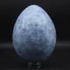 Blått kalcit mineralägg - 2