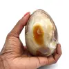 Agat mineral ägg - 0