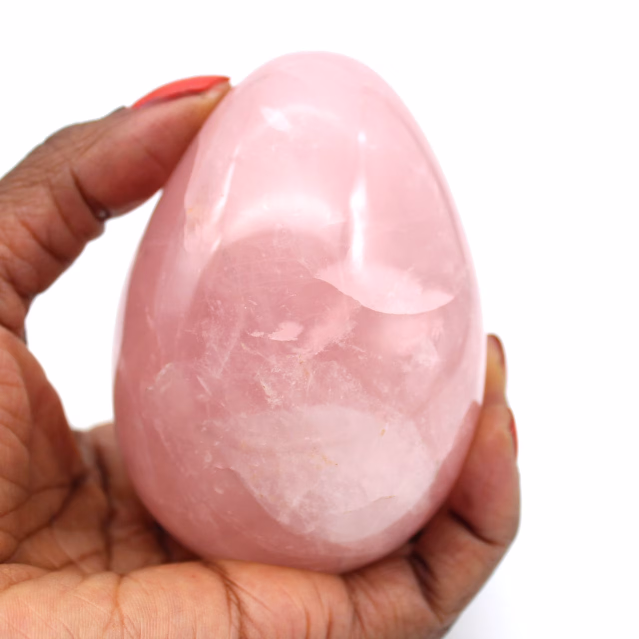 Rosenkvarts mineralägg