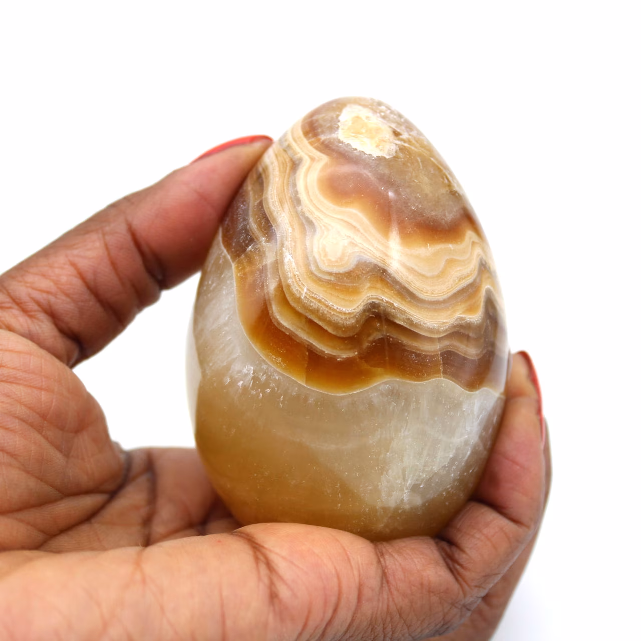 Agat mineral ägg