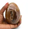 Agat mineral ägg - 0