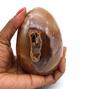 Agat mineral ägg