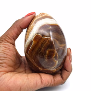 Agat mineral ägg