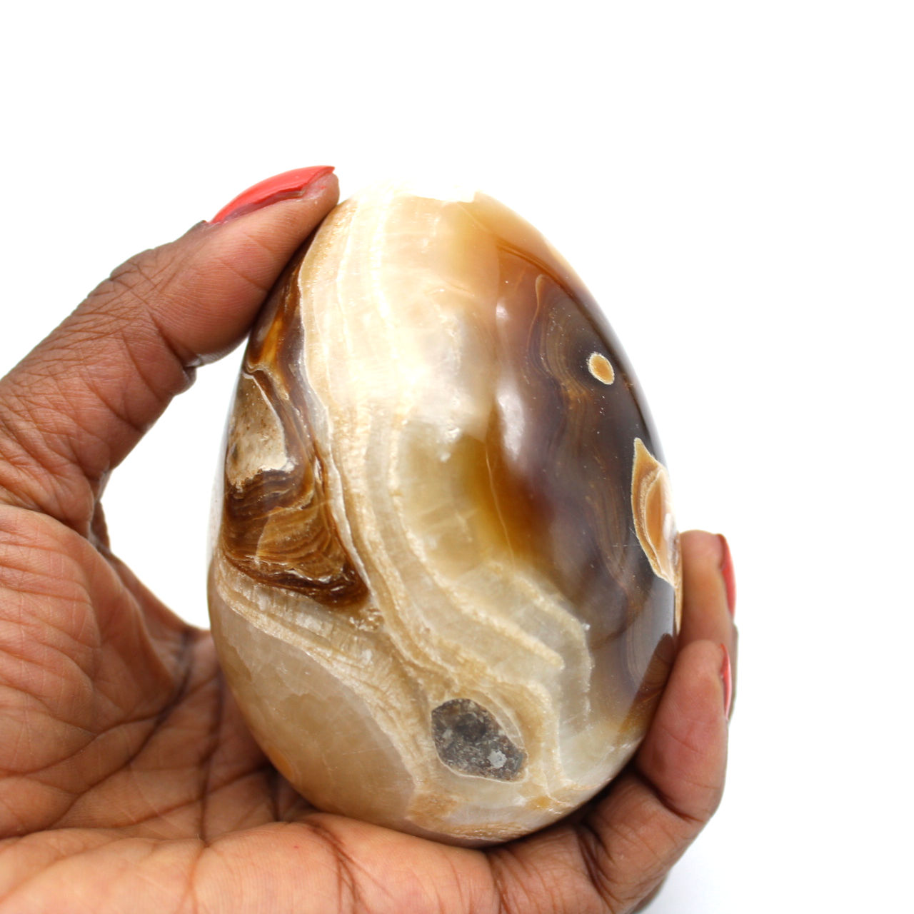 Agat mineral ägg