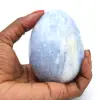 Blått kalcit mineralägg - 0