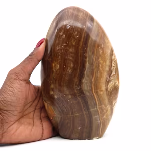 Honey calcite rock