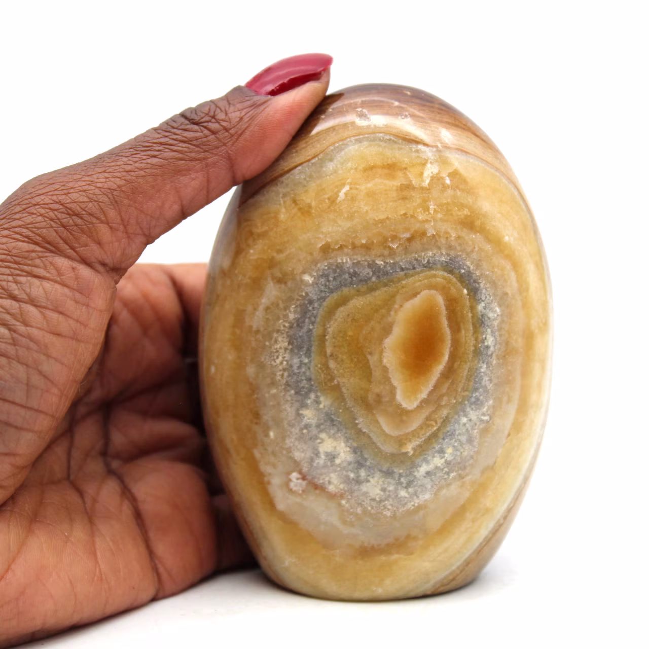 Freeform honey calcite för insamling