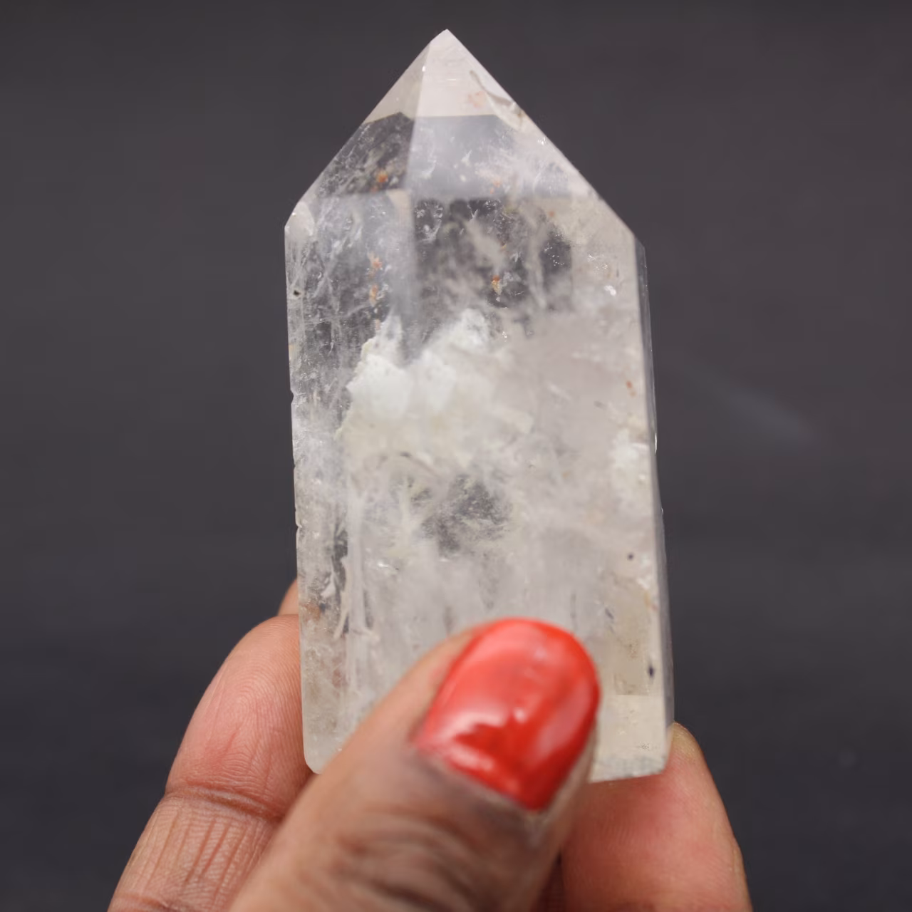 Inclusion prism quartz