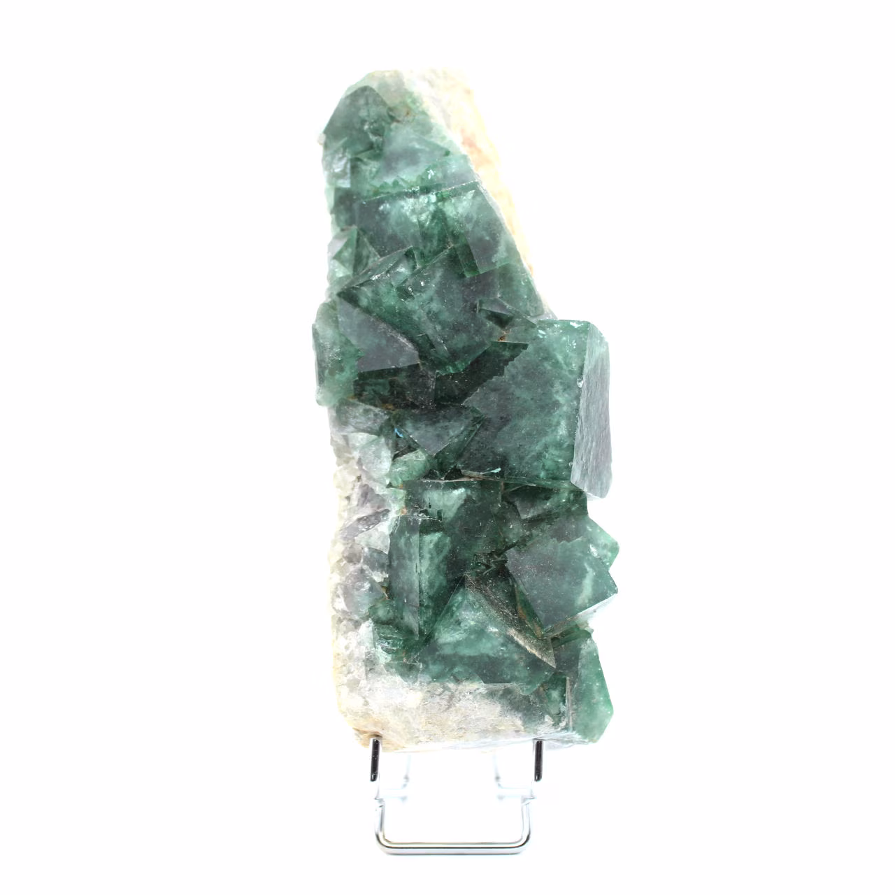 Kristalliserad naturlig fluoritsten