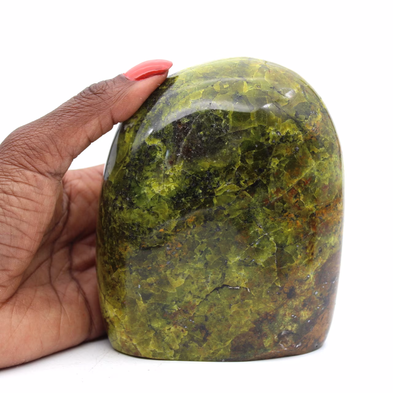 Pedra Opala Verde Polida