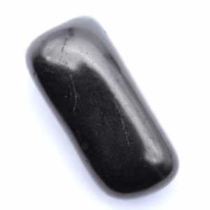 Naturlig polerad shungite sten