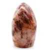Polerad freeform red quartz - 2