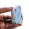 Halvpolerad larimar plakett - 0