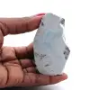 Halvpolerad larimar plakett - 0