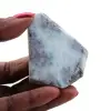 Halvpolerad larimar plakett - 0