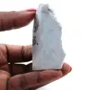 Halvpolerad larimar plakett - 0