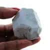 Halvpolerad larimar plakett - 0