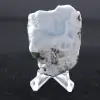Halvpolerad larimar plakett - 1