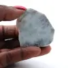 Halvpolerad larimar plakett - 0