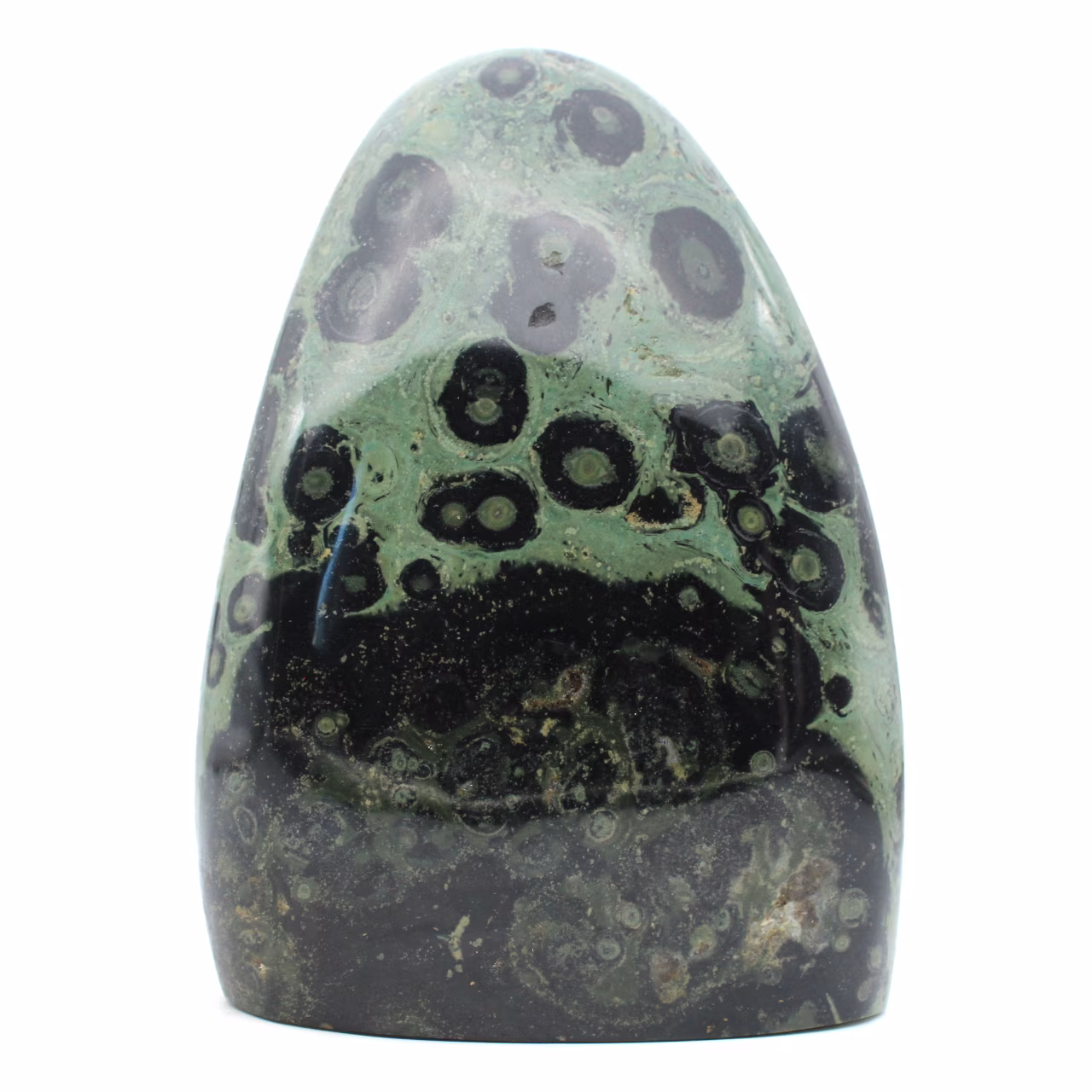 Polerad kambamba jasper sten