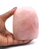 Samlarobjekt naturlig rosékvarts - 5