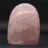 Samlarobjekt naturlig rosékvarts