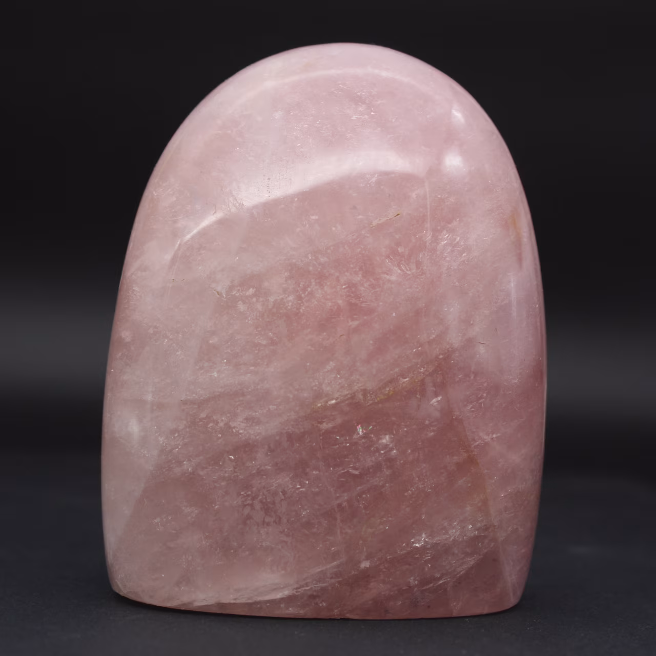 Samlarobjekt naturlig rosékvarts