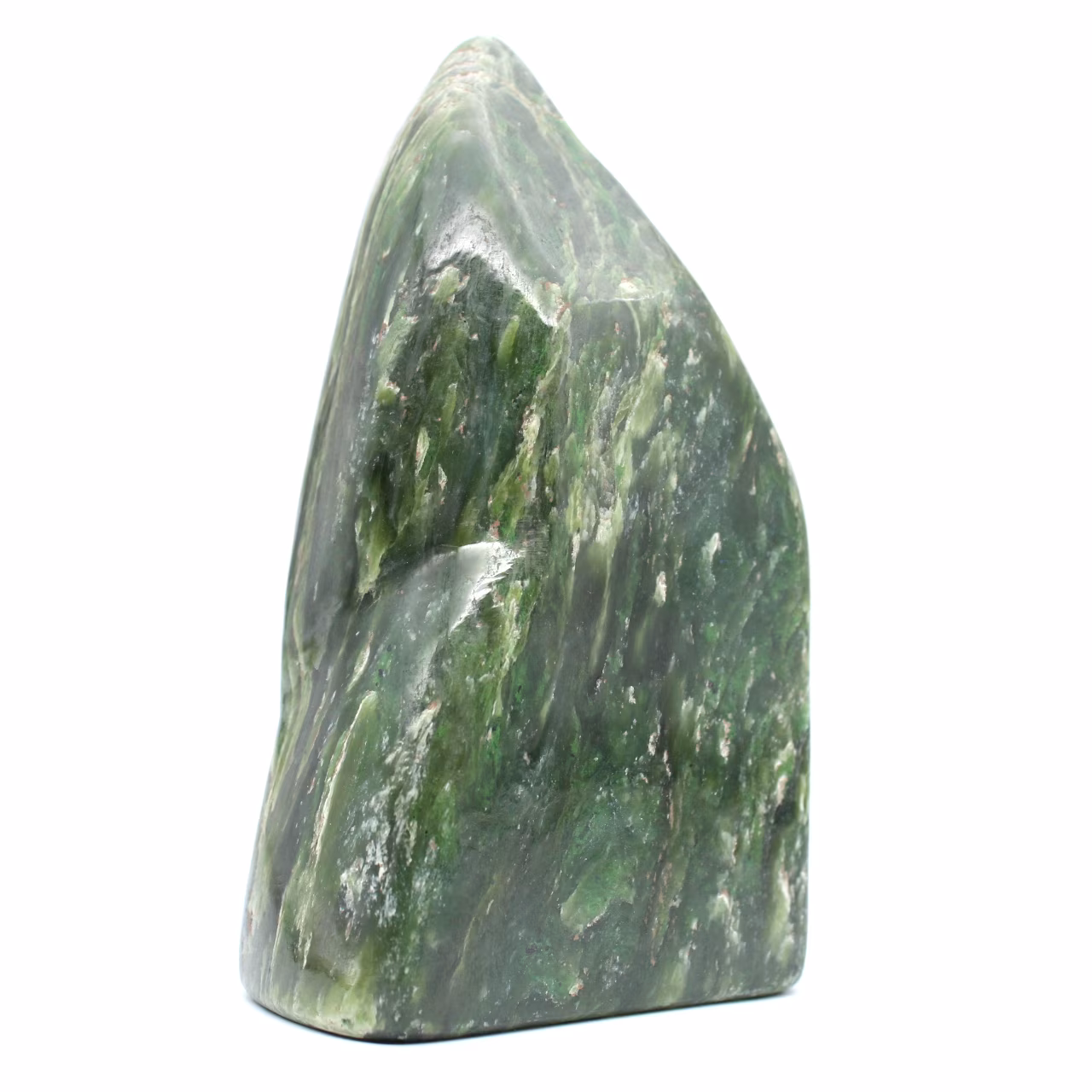 Polerad nephrite jade