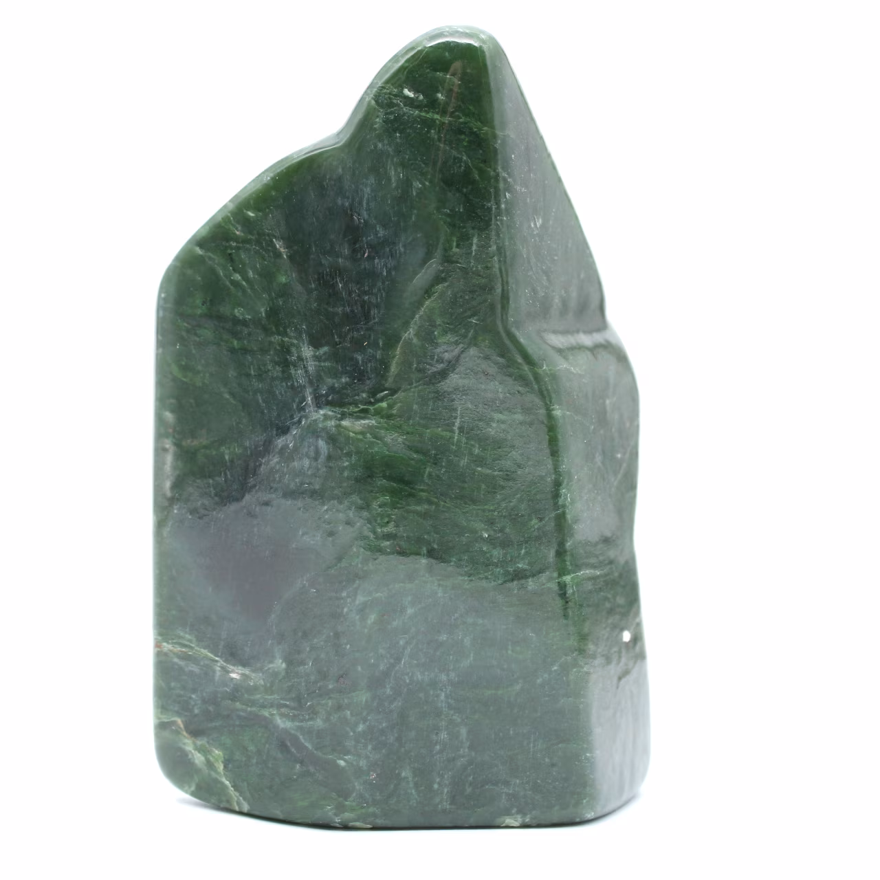 Prydnadspolerad nephrite jade