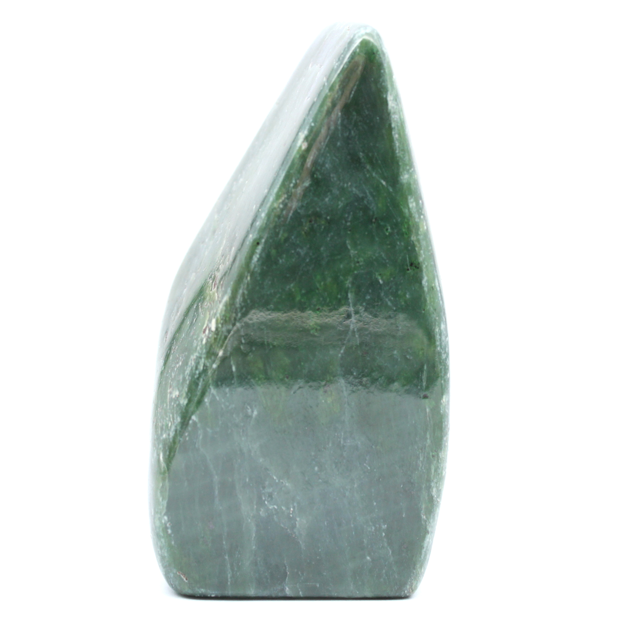 Jade nephrite polerad sten