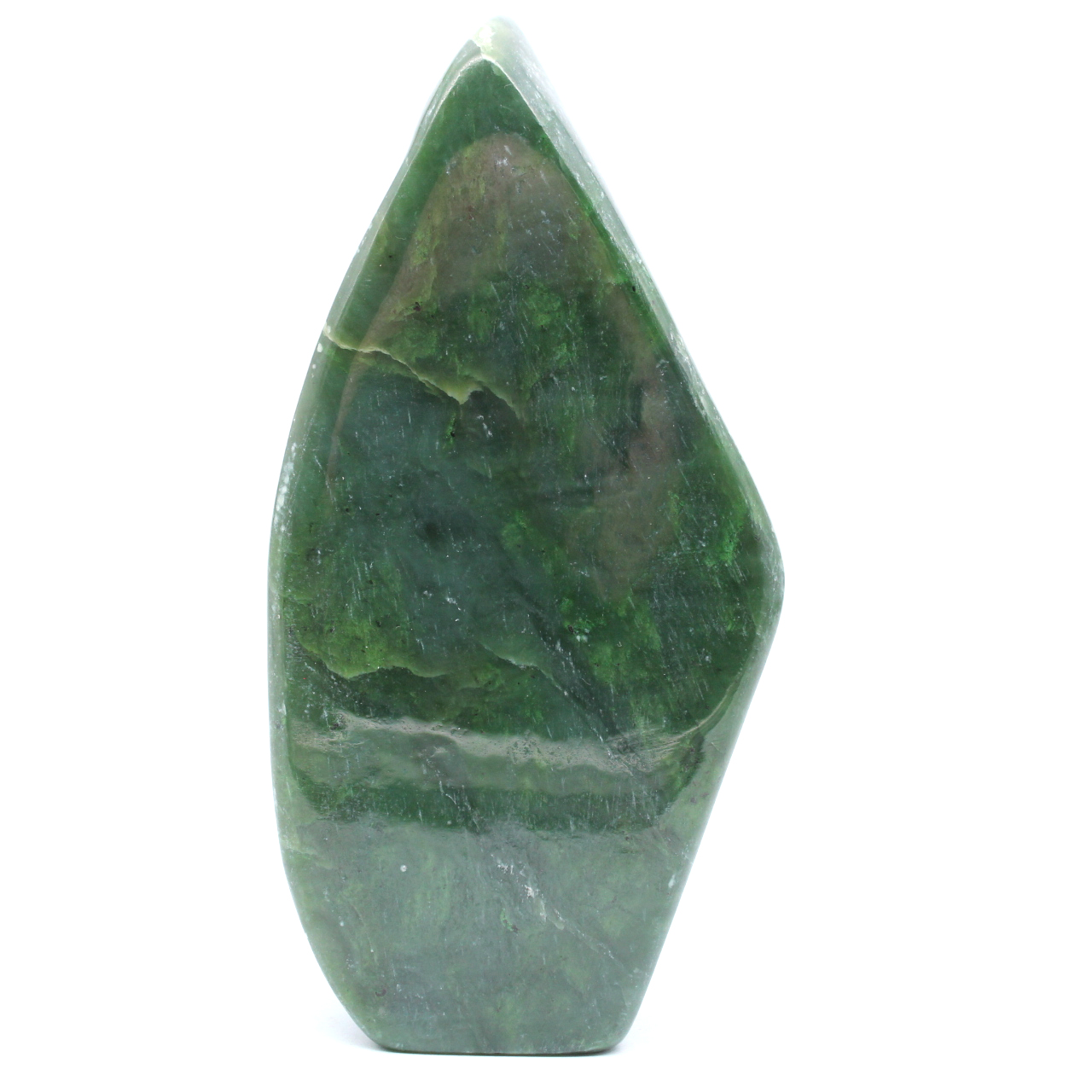 Prydnadspolerad nephrite jade