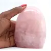 Samlarobjekt naturlig rosékvarts - 0