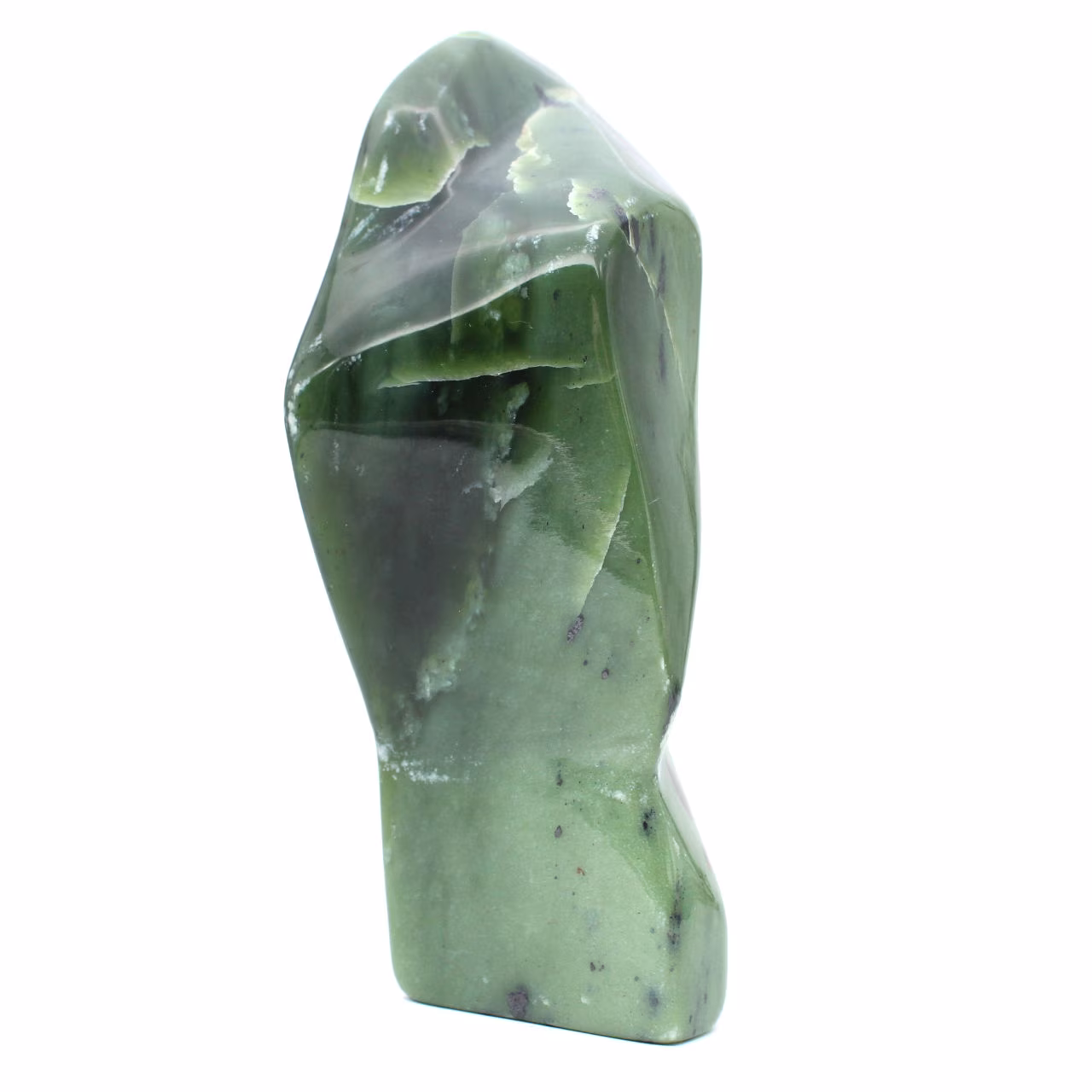 Nephrite jade polerad sten