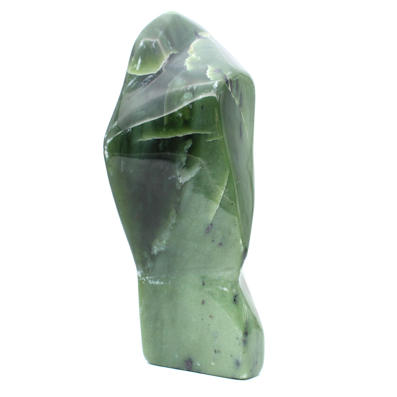 Nephrite jade polerad sten