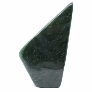 Nephrite jade att posera