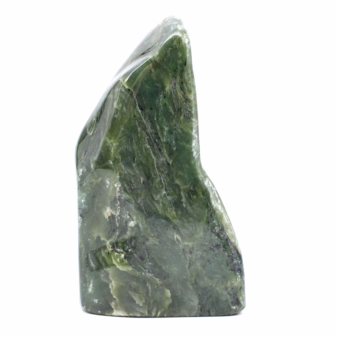 Nephrite jade polerad sten