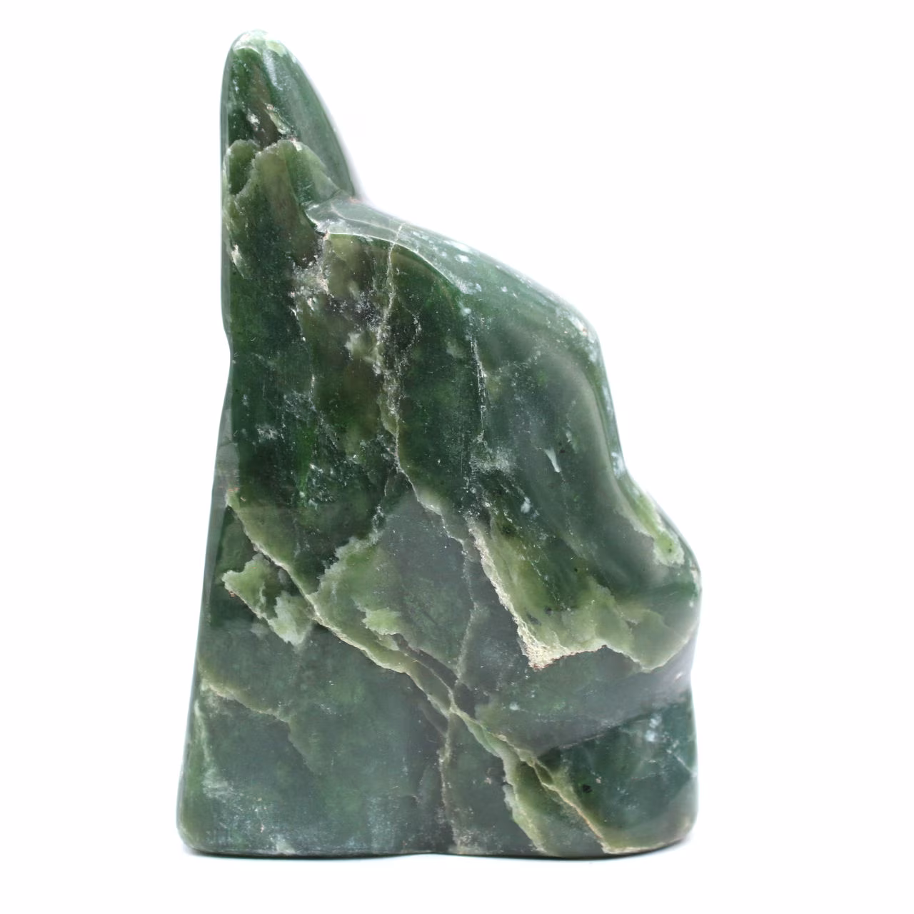 Nephrite jade rock polerad