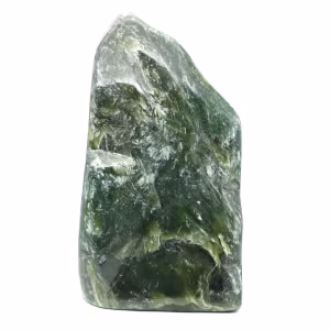 Nephrite jade att posera