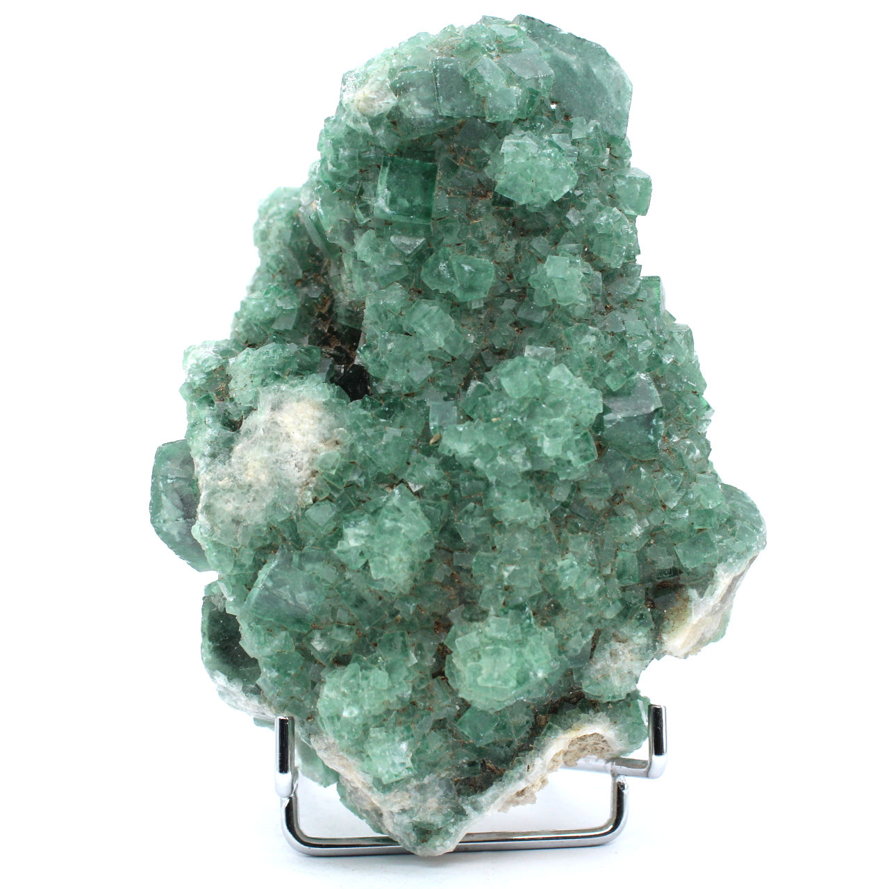 Kristalliserad naturlig fluoritsten