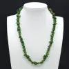 Halsband i kromdiopside - 0