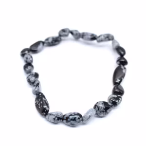 Snö obsidian armband