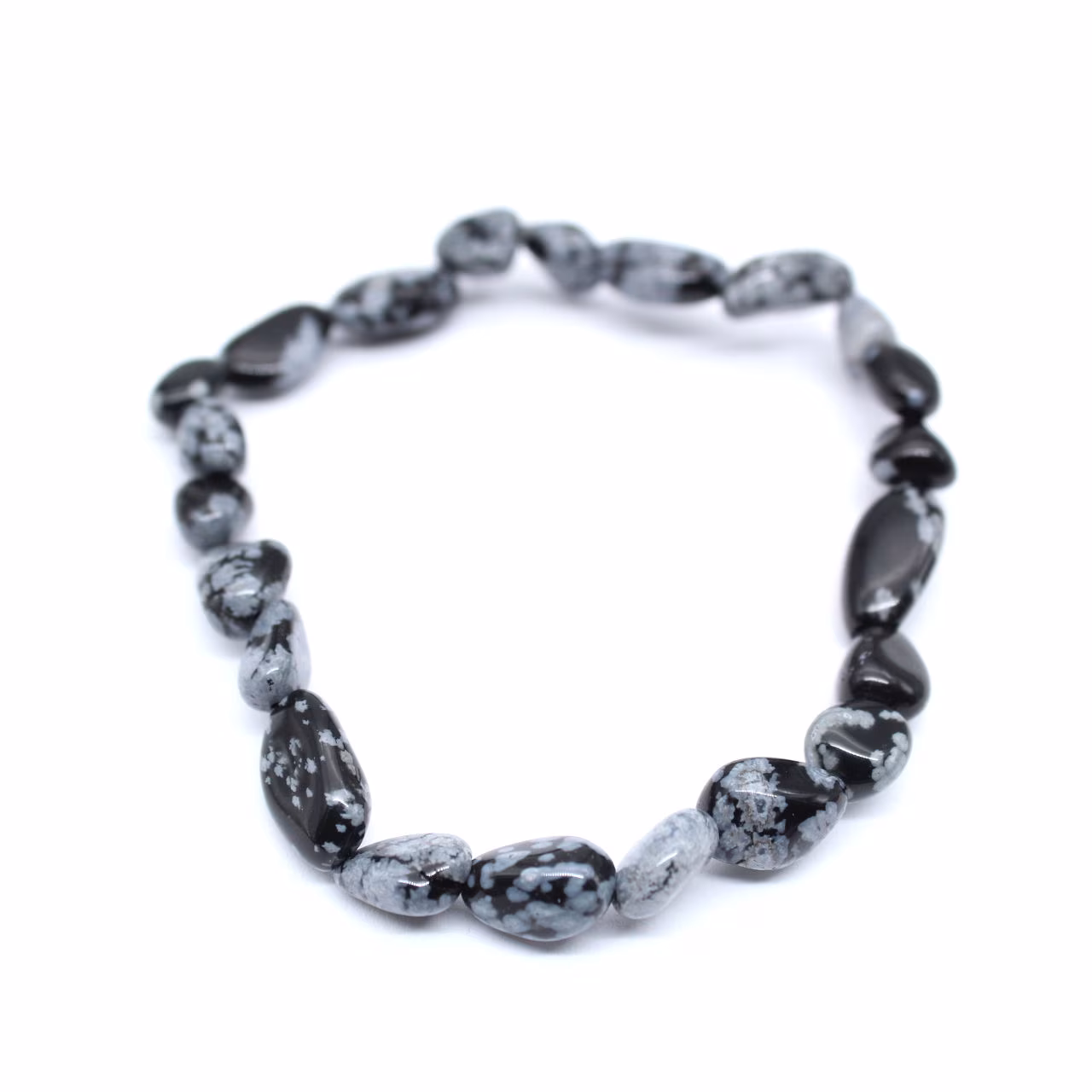 Snö obsidian armband