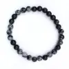 Snö obsidian armband - 0