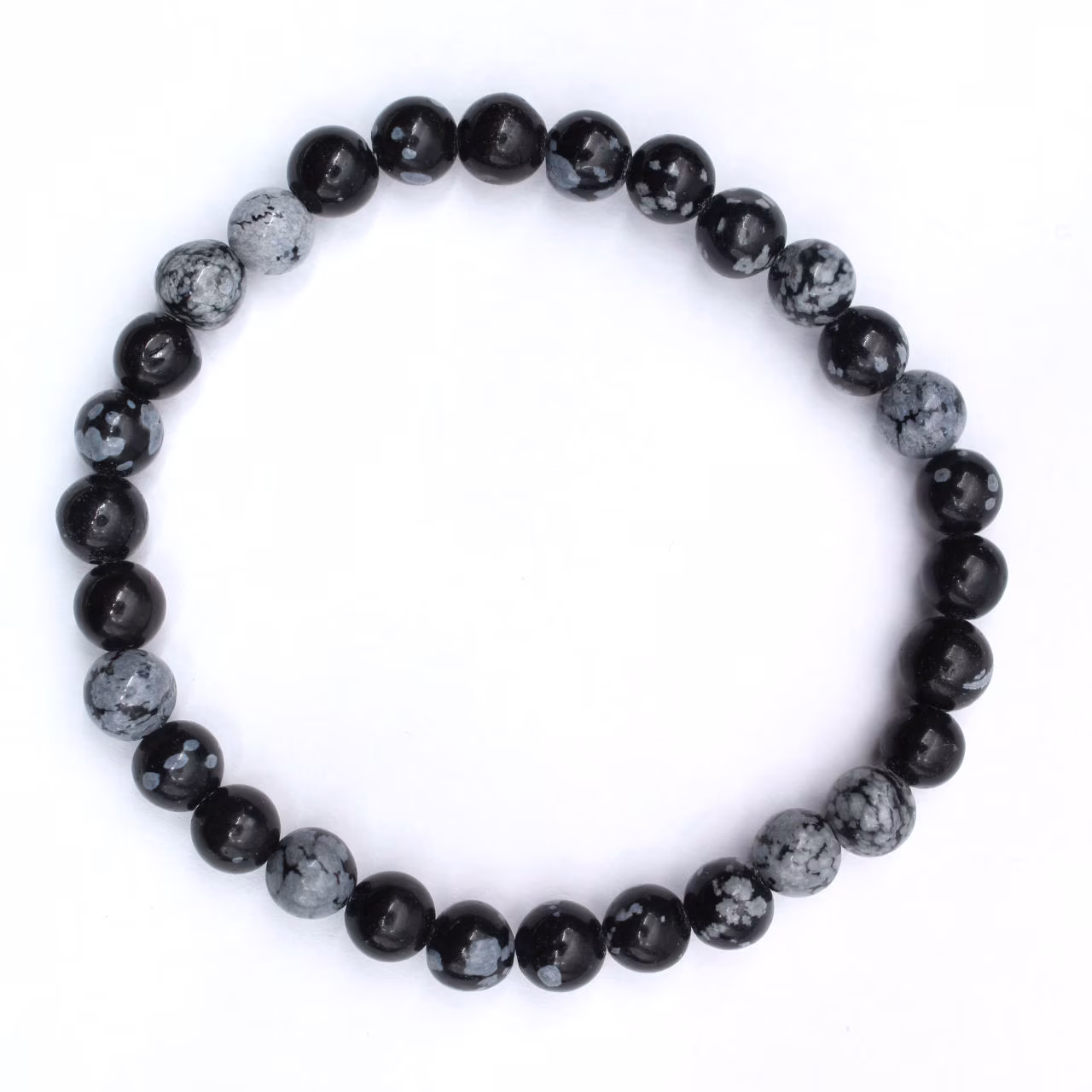 Snö obsidian armband