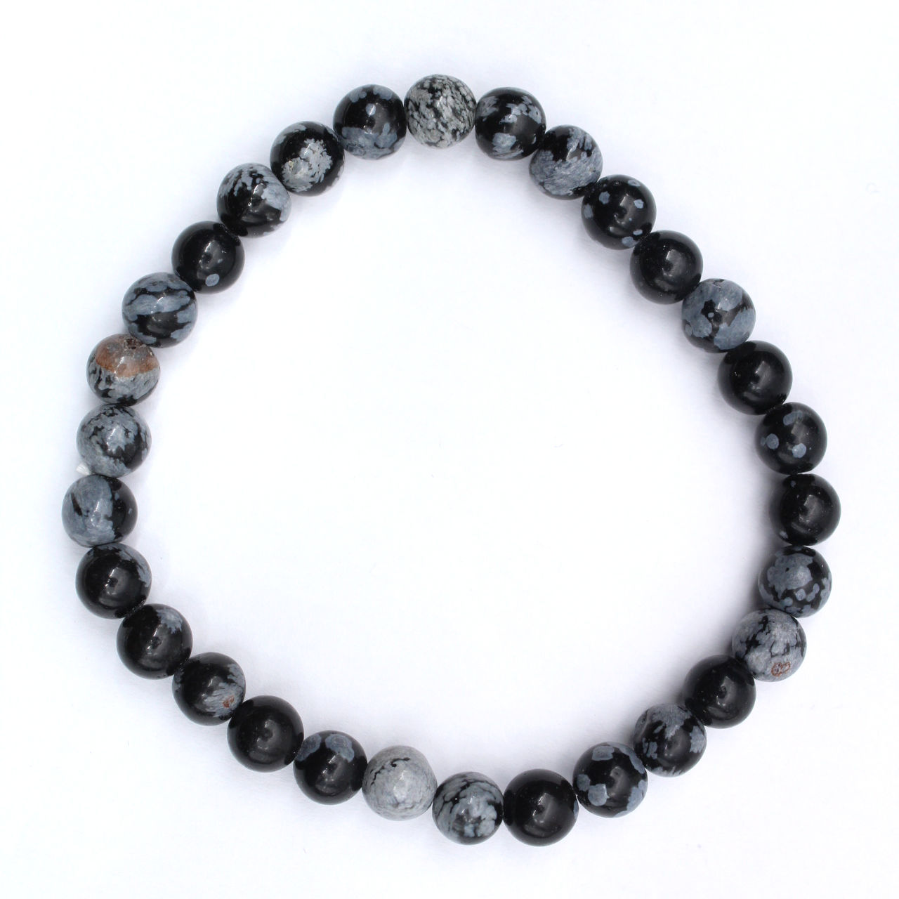 Snö obsidian armband