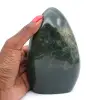 Samlarobjekt naturlig grön jaspis - 5