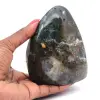 Samlarobjekt naturlig grön jaspis - 9