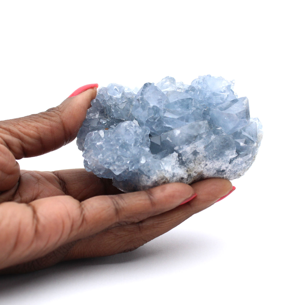 Celestite kristaller från Madagaskar