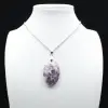 Lepidolite Drop Pendant - 3